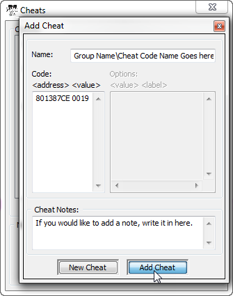 Group Cheat Example