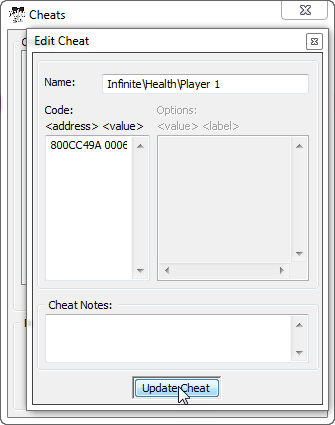 Edit Cheat Dialog 2